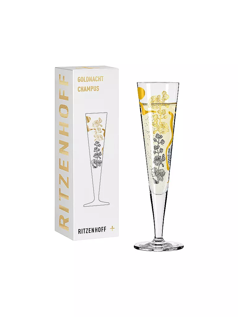 RITZENHOFF | Champagnerglas Goldnacht Champus #38 Concetta Lorenzo 2023 | Oro