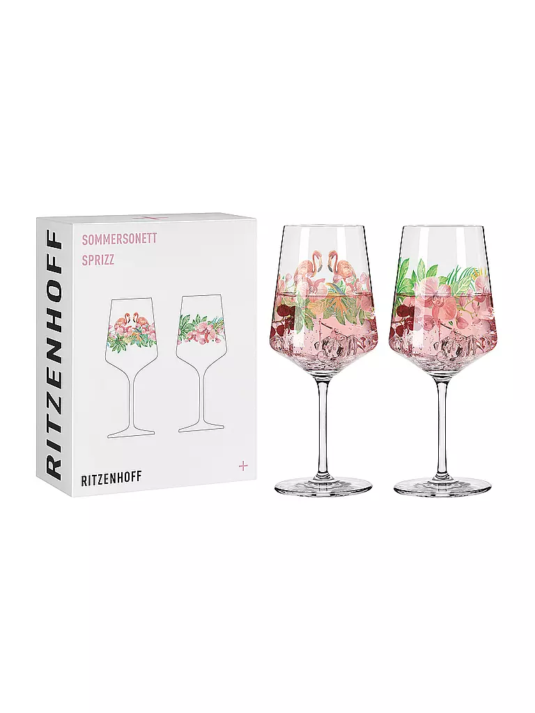 RITZENHOFF | Set da 2 bicchieri da aperitivo Sommersonett Doro di Artur Hakobyan 2022 | Rosa