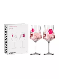RITZENHOFF | Set di 2 bicchieri da aperitivo SOMMERSONETT SPRITZ #13 e #14 Melina Sparschu | Rosa