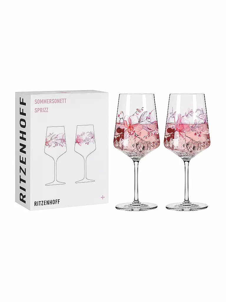 RITZENHOFF | Set di 2 bicchieri da aperitivo SOMMERSONETT SPRITZ #19 #20 Kolberg | 