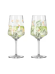 RITZENHOFF | Set di 2 bicchieri da aperitivo SOMMERTAU HUGO verde | Verde