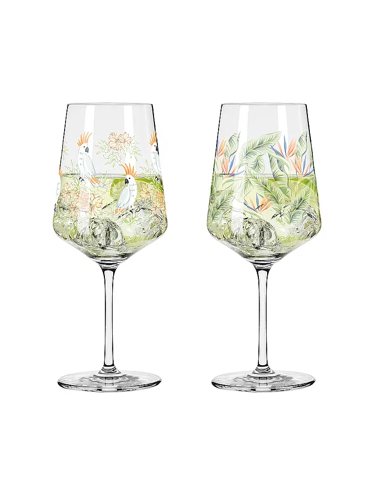 RITZENHOFF | Set di 2 bicchieri da aperitivo SOMMERTAU HUGO verde | Verde