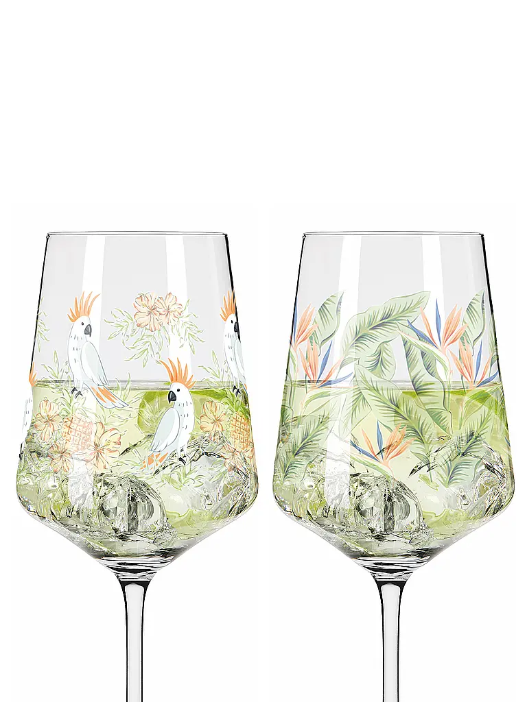 RITZENHOFF | Set di 2 bicchieri da aperitivo SOMMERTAU HUGO verde | 