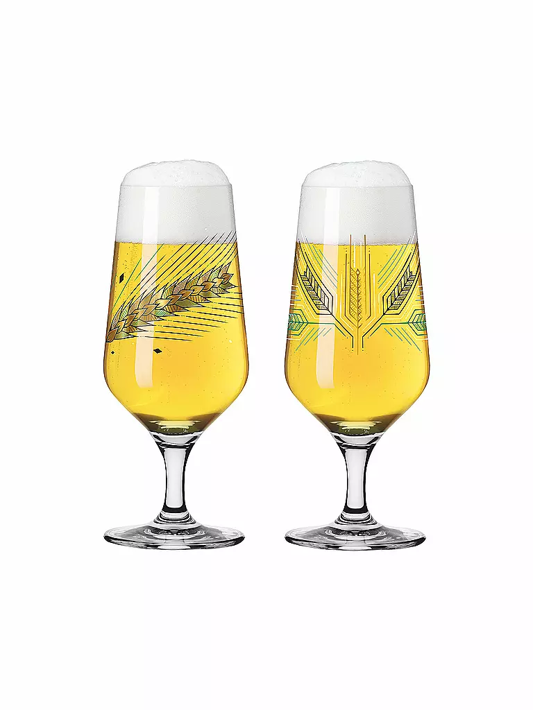 RITZENHOFF | Set di 2 bicchieri da birra Brauchzeit Andreas Preis 2022 | Multicolore