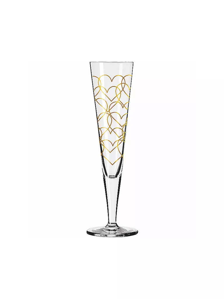 RITZENHOFF | Set di 2 bicchieri da champagne Goldnacht Champus #23 Nathalie Jean, Rurik Mahlberg 2023 | 