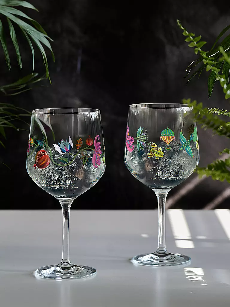 RITZENHOFF | Set di 2 bicchieri da gin BOTANIC LIGHTS #9 #10 Olaf Hajek 2024 | 