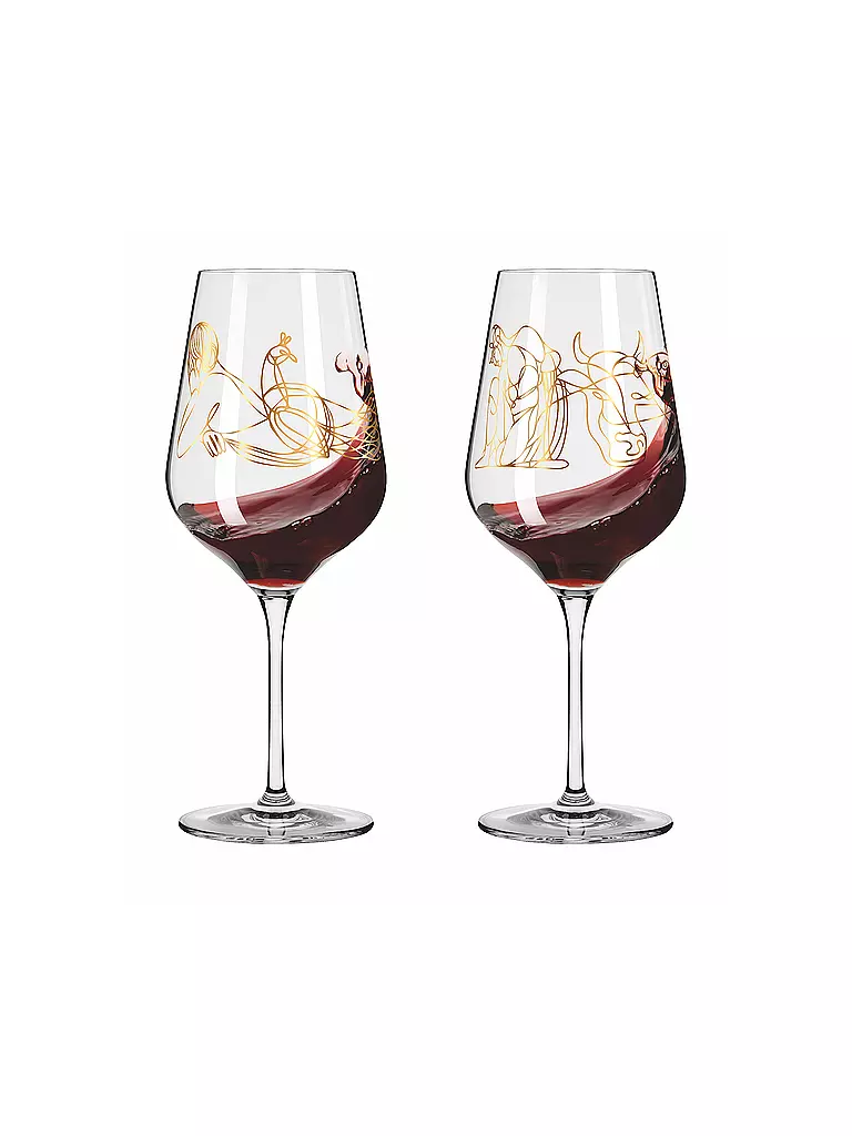 RITZENHOFF | Set di 2 bicchieri da vino rosso Sagengold Burkhard Neie 2022 |