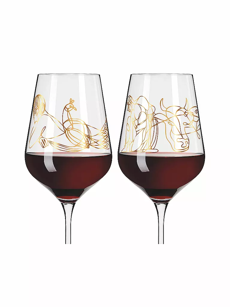 RITZENHOFF | Set di 2 bicchieri da vino rosso Sagengold Burkhard Neie 2022 |