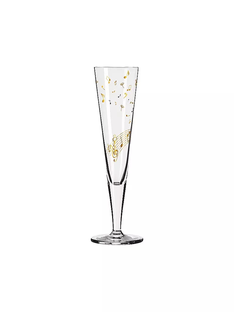 RITZENHOFF | Set di 2 calici da champagne Goldnacht # 46/12 Theresa Kuhlmann | Oro