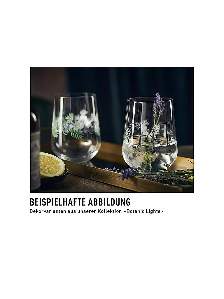 RITZENHOFF | Set di 2 tumbler da gin BOTANIC LIGHTS #9 #10 Olaf Hajek 2024 | 