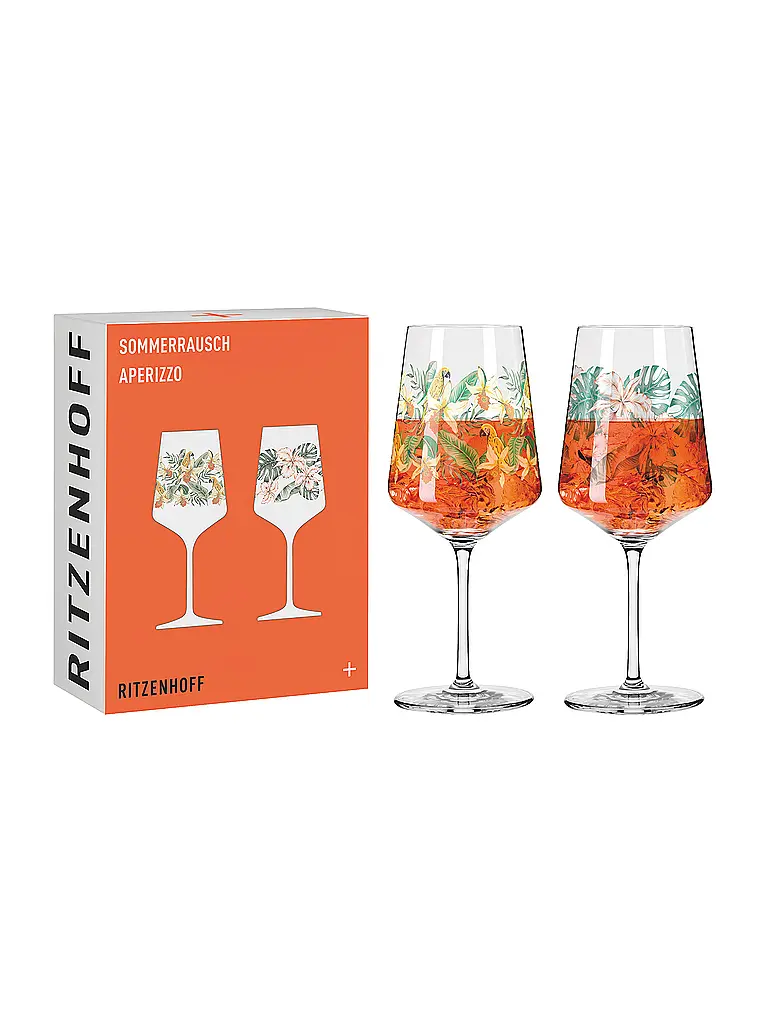 RITZENHOFF | Set di bicchieri da aperitivo 2 pz. SOMMERRAUSCH APERIZZO Arancione | 