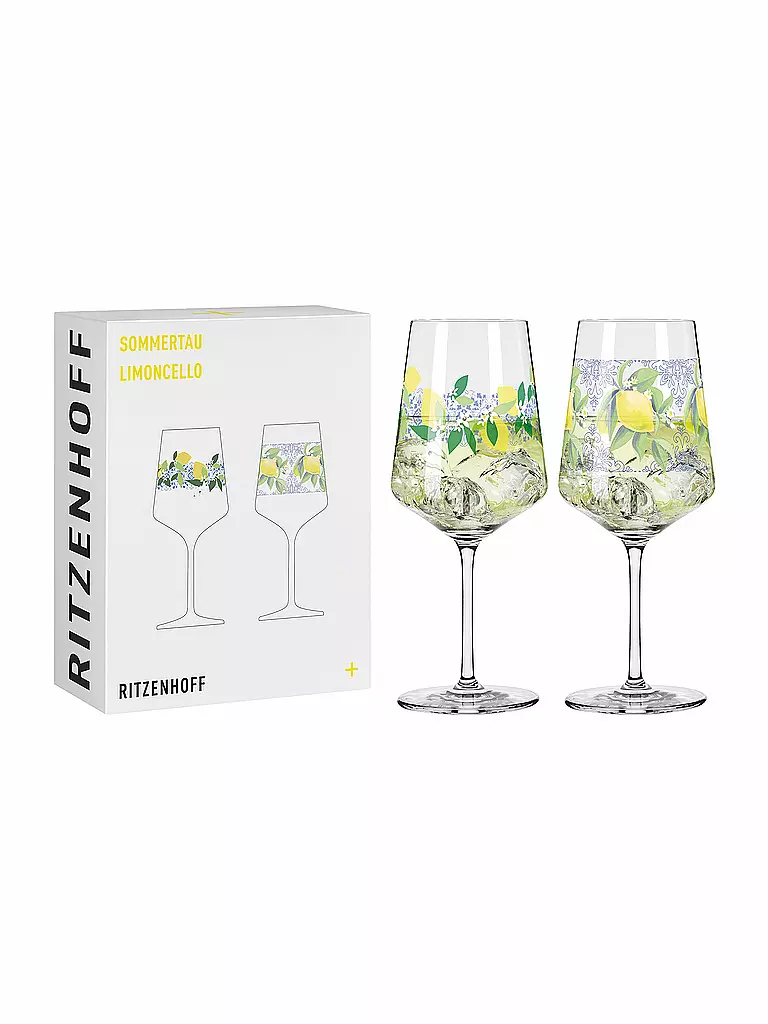 RITZENHOFF | Set di bicchieri da aperitivo 2 pz. SOMMERTAU LIMONCELLO # 21 #22 | 