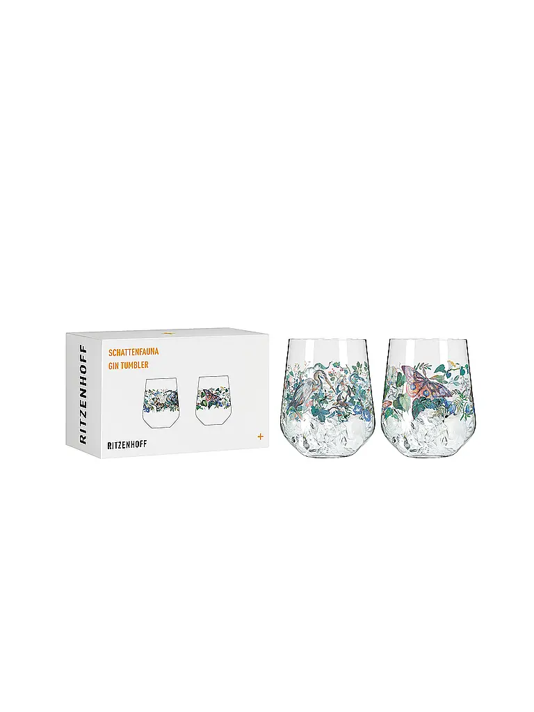 RITZENHOFF | Set di tumbler da 2 pezzi SCHATTENFAUNA GIN TUMBLER #7 #8 | 
