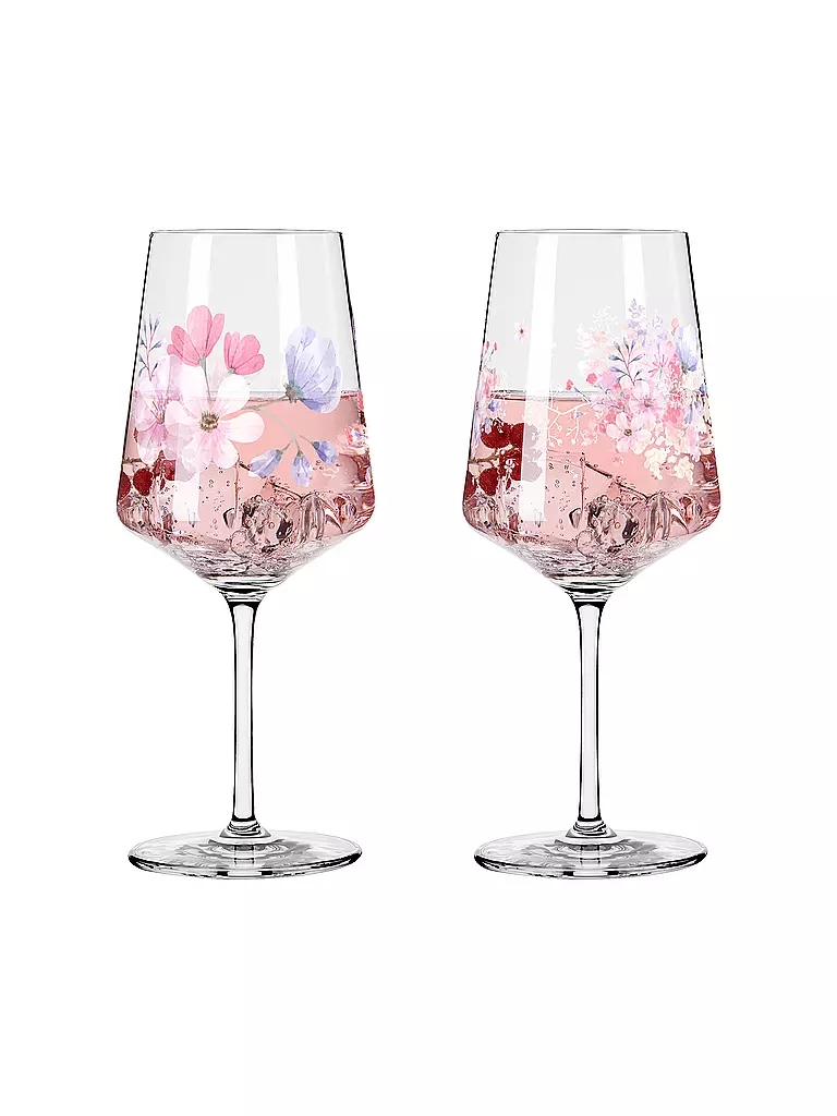 RITZENHOFF | Sommersonett Set di 2 bicchieri da aperitivo #17 #18 Kuhlmann 2024 | Rosa