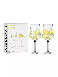 RITZENHOFF | Sommertau Set di 2 bicchieri da aperitivo #19 #20 Kordes ,Vasco 2024 | Giallo