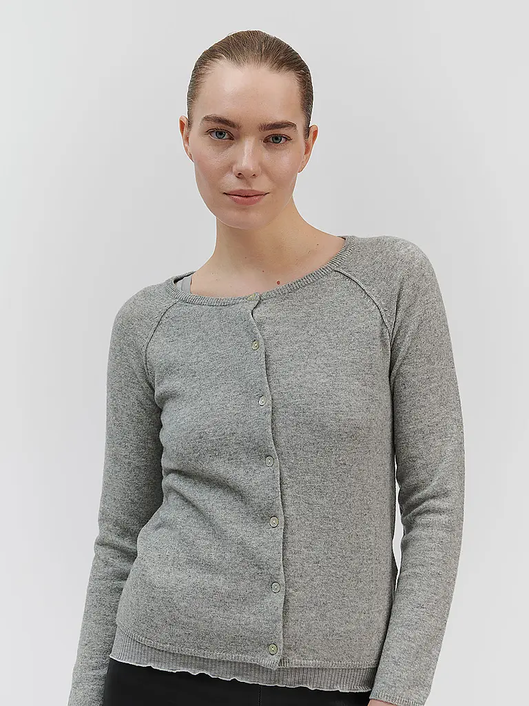 ROSEMUNDE | Cardigan | Grigio chiaro