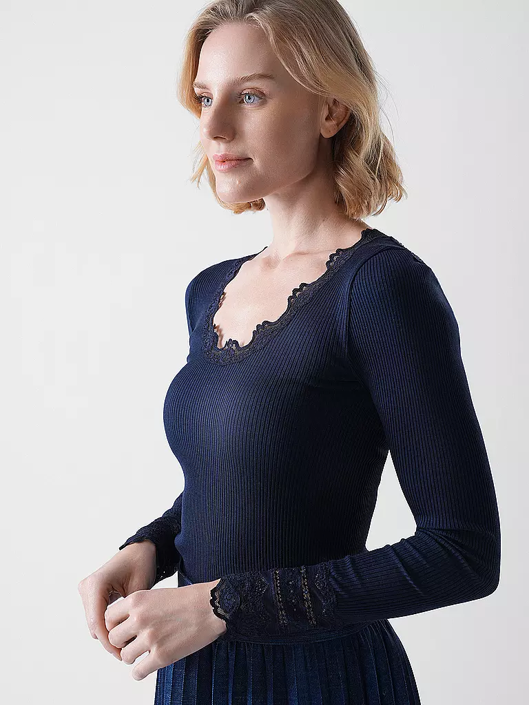 ROSEMUNDE | Langarmshirt | Blu scuro