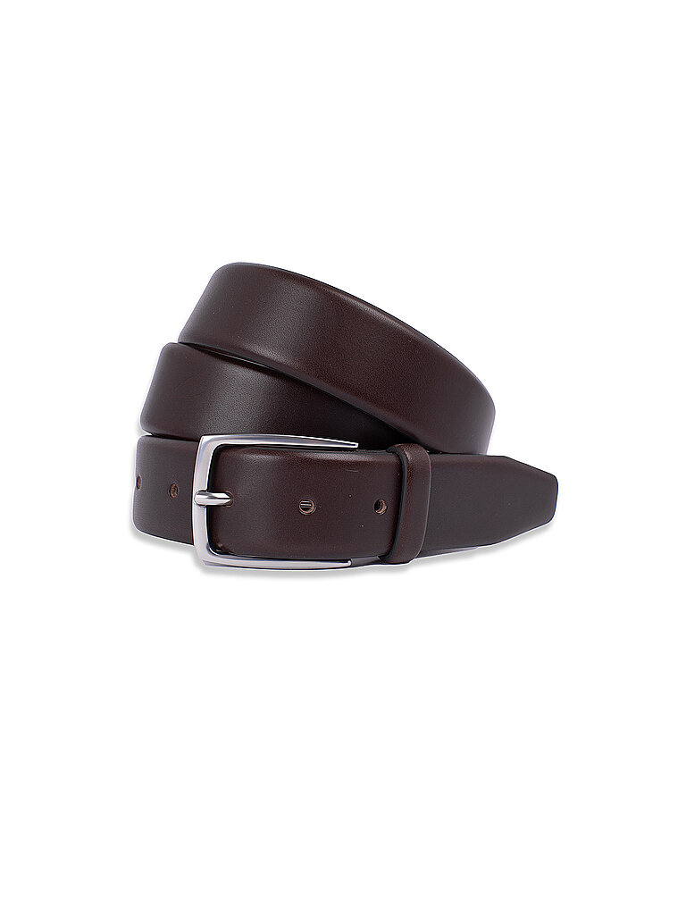 Cintura in pelle marrone 90