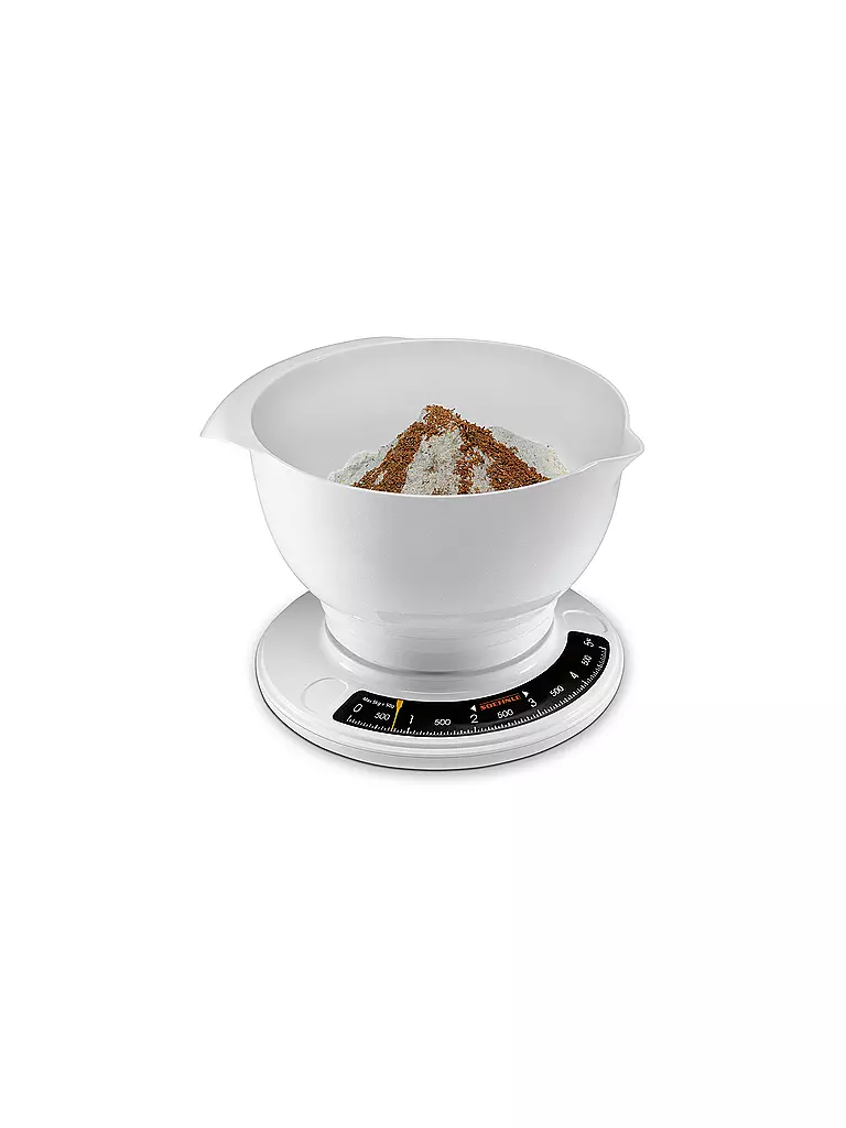 SÖHNLE | Bilancia da cucina analogica con ciotola Culina pro | Bianco