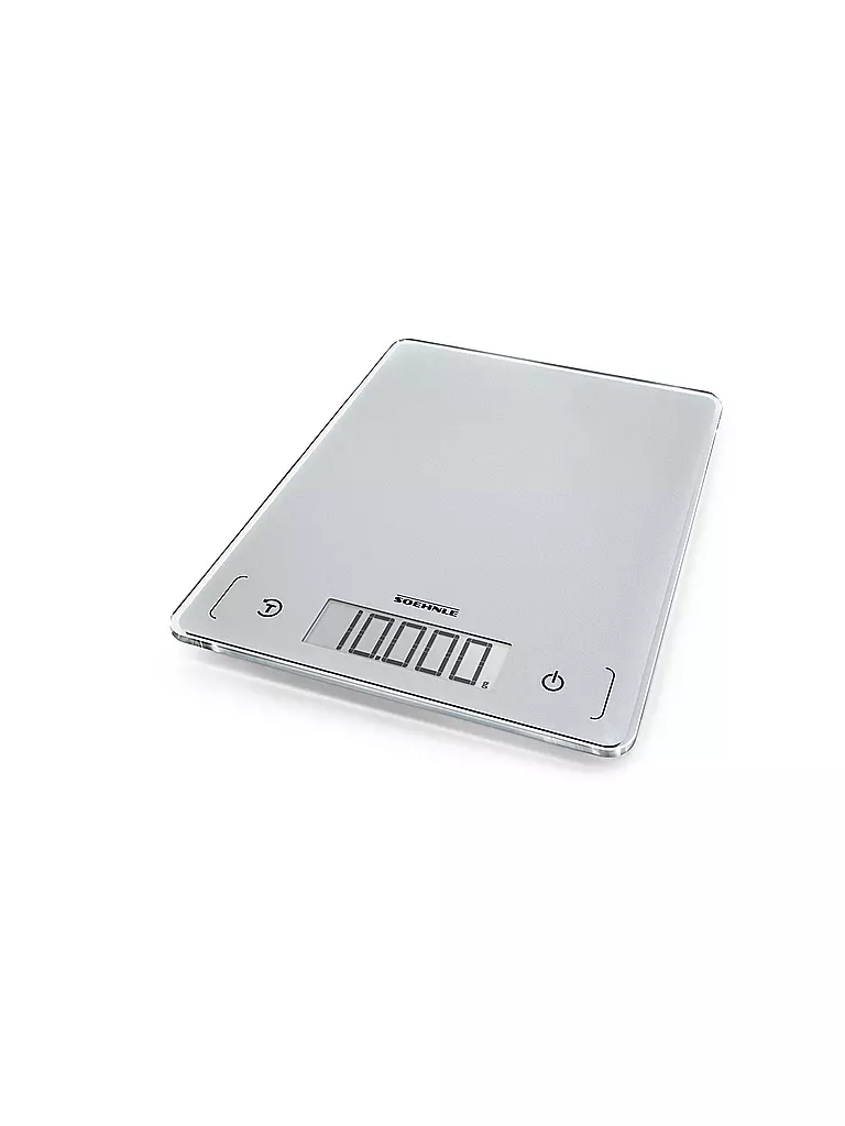 SÖHNLE | Bilancia da cucina digitale Page Comfort 300 Slim 10 kg | Argento
