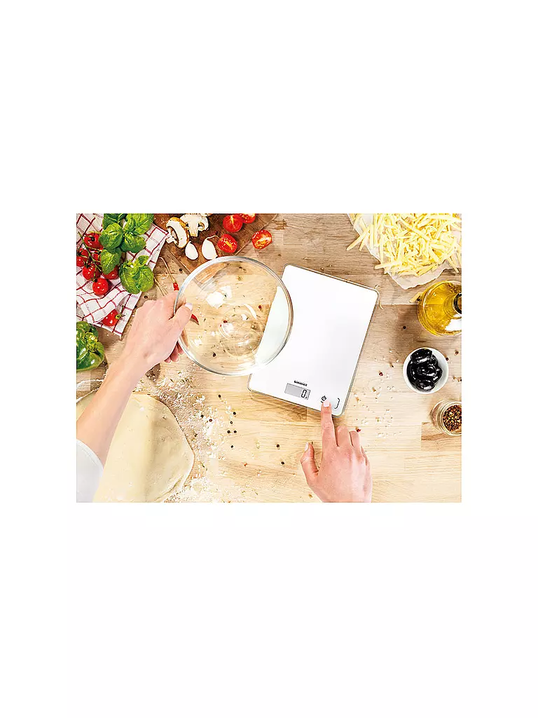 SÖHNLE | Bilancia da cucina digitale Page Compact 300 | Bianco