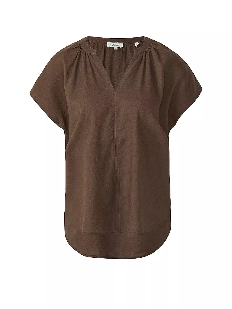 S.OLIVER | Blusa-camicia | Marrone