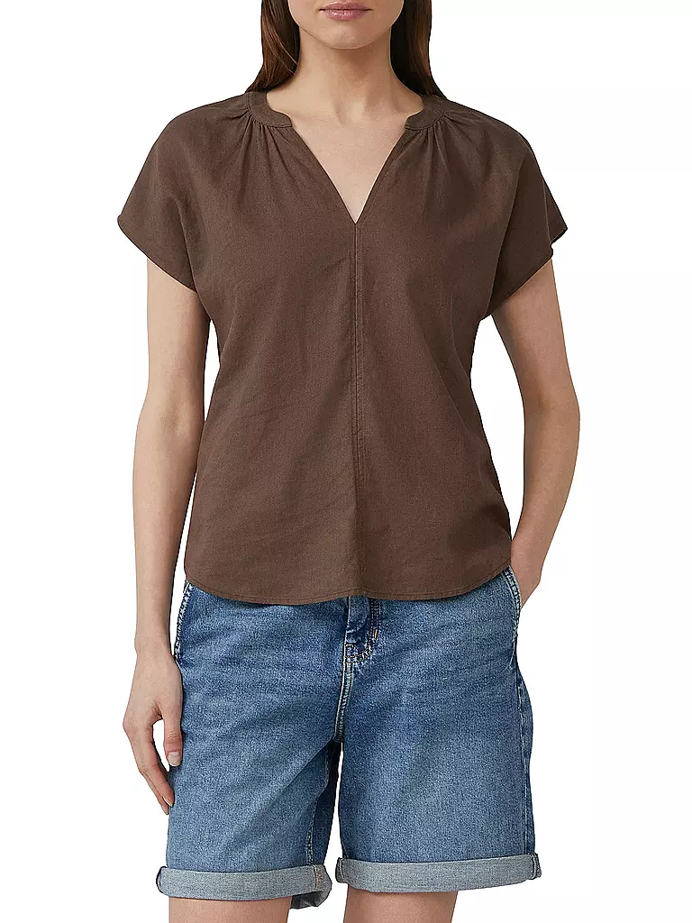 S.OLIVER | Blusa-camicia | Marrone