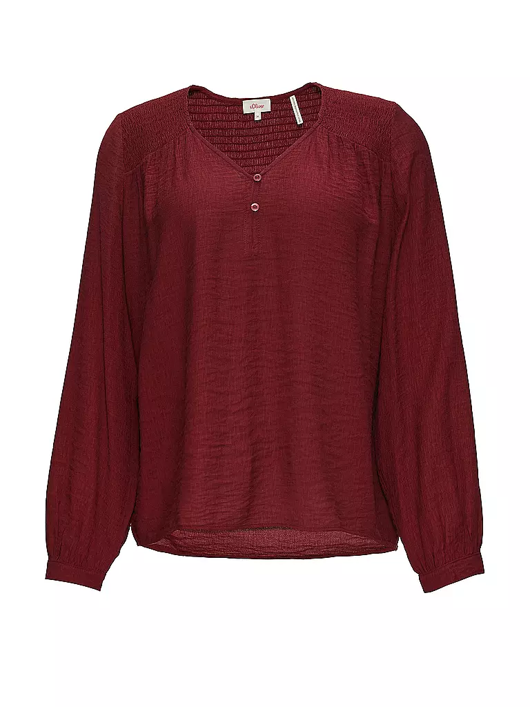 S.OLIVER | Bluse | Rosso scuro