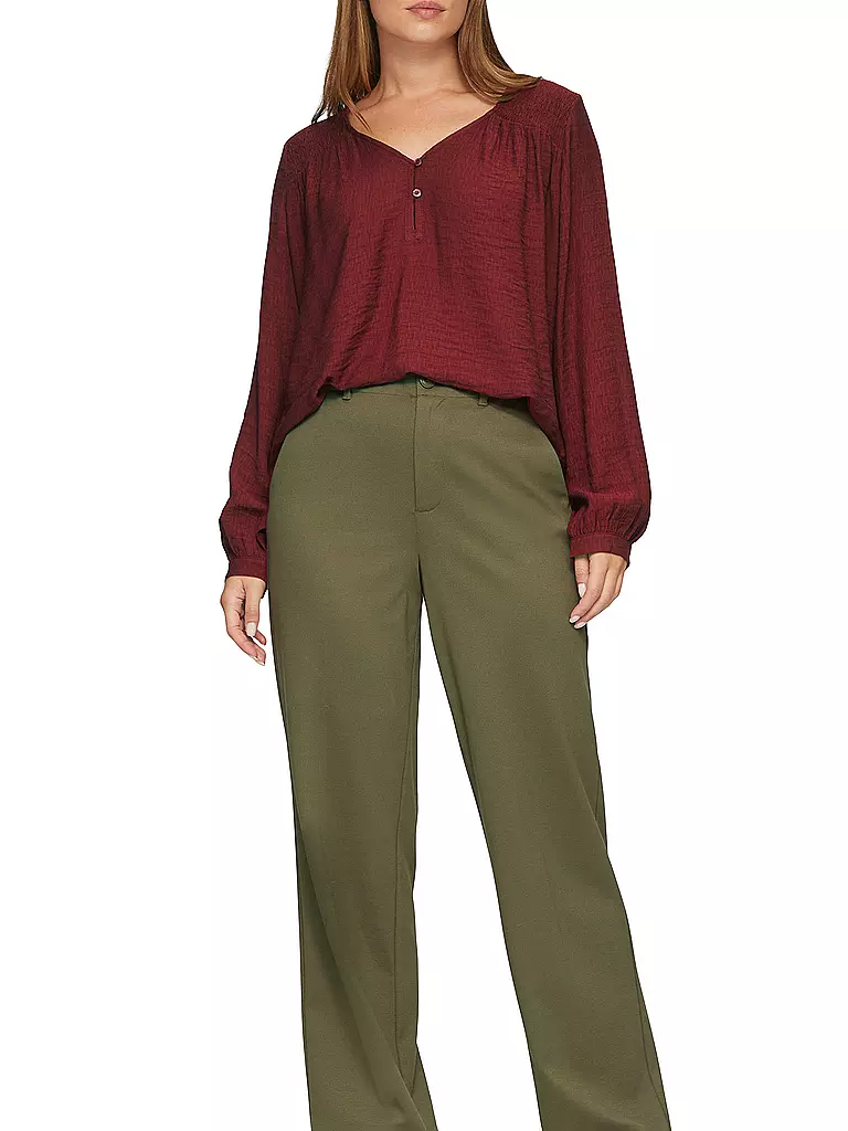S.OLIVER | Bluse | Rosso scuro