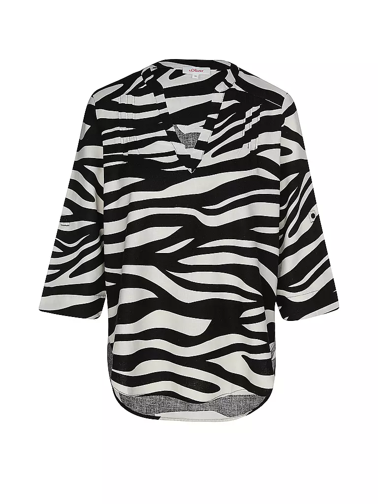 S.OLIVER | Blusenshirt  | Nero