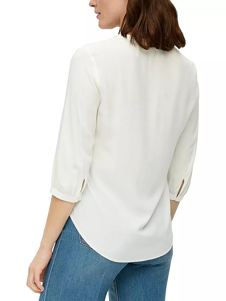S.OLIVER | Blusenshirt  | Bianco