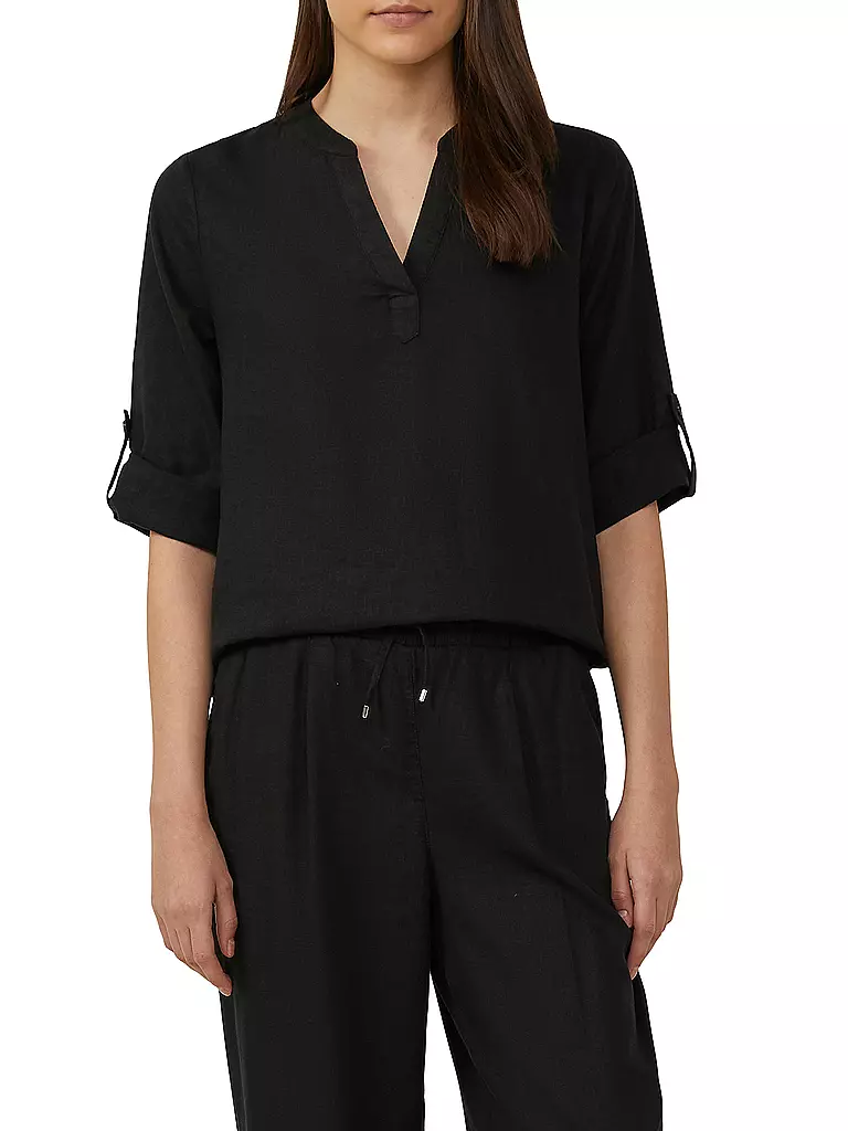 S.OLIVER | Blusenshirt  | Nero