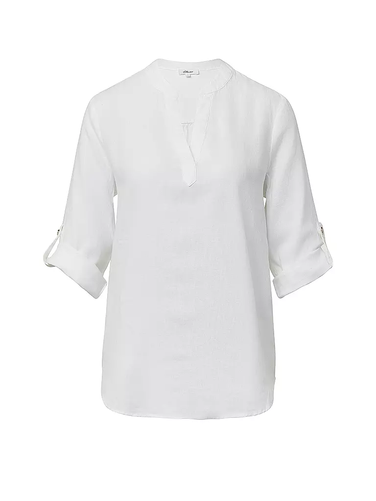 S.OLIVER | Blusenshirt | Bianco