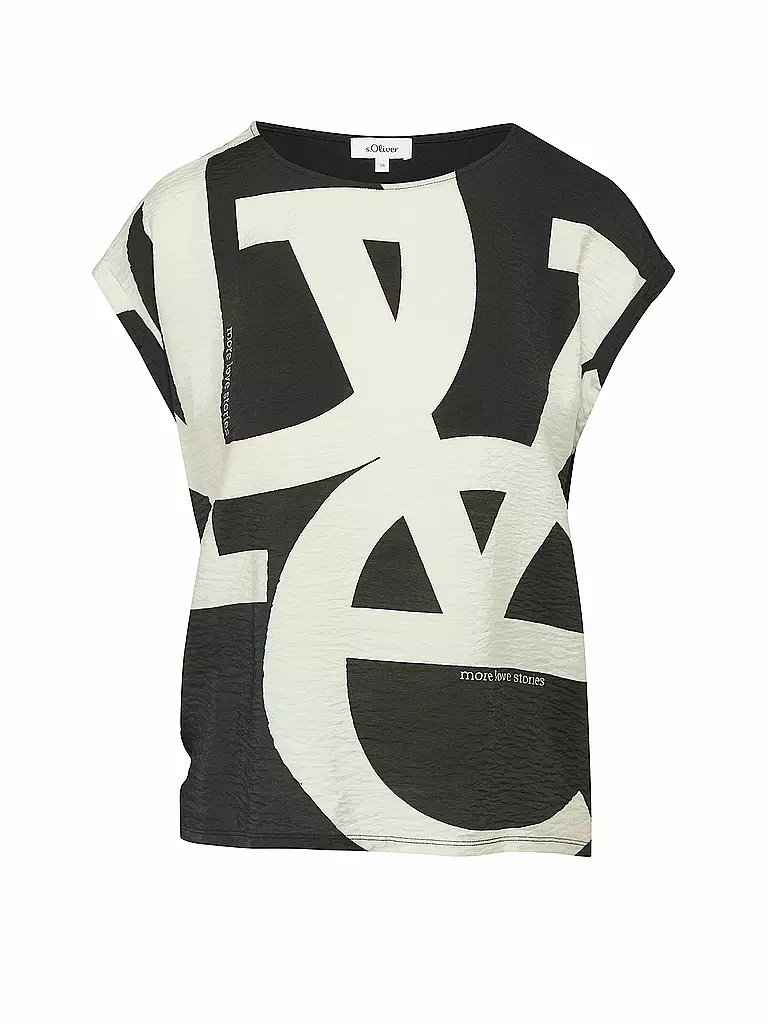 S.OLIVER | Blusenshirt | Nero
