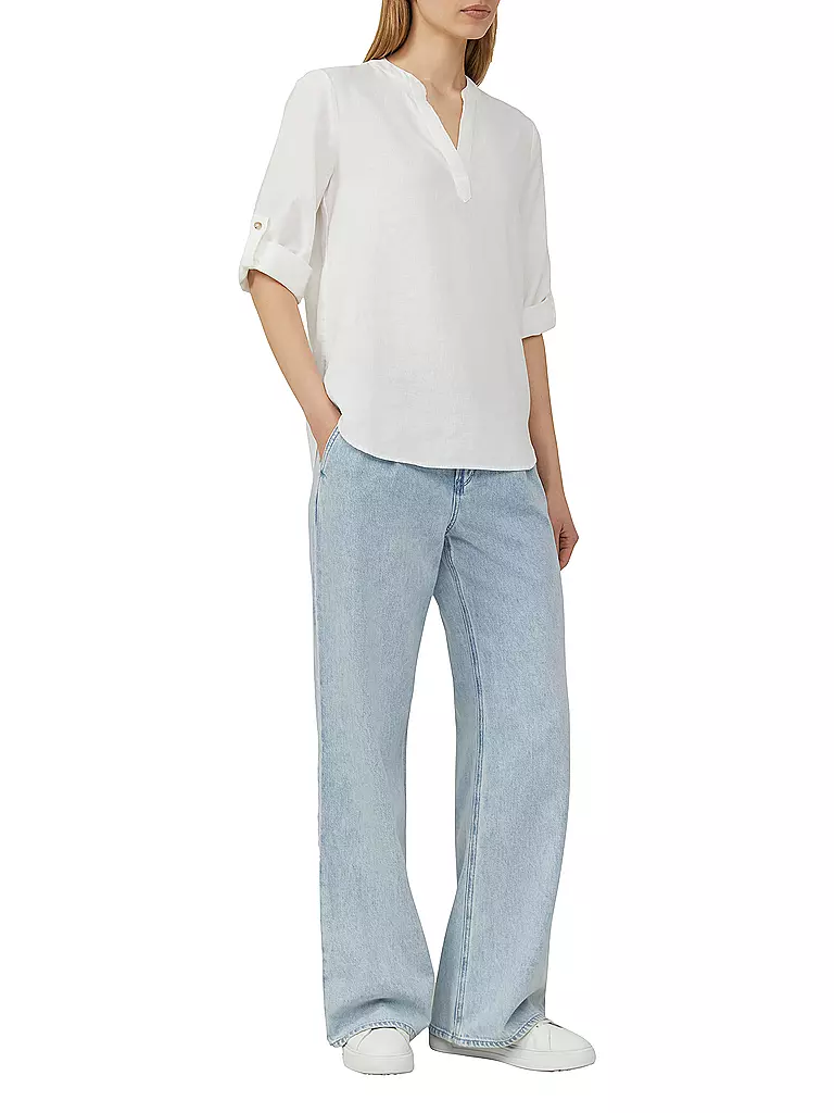 S.OLIVER | Blusenshirt | Bianco
