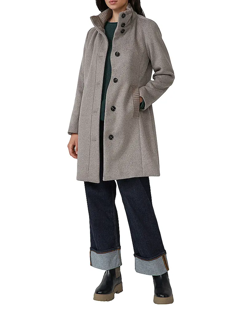 S.OLIVER | Cappotto di lana | Beige
