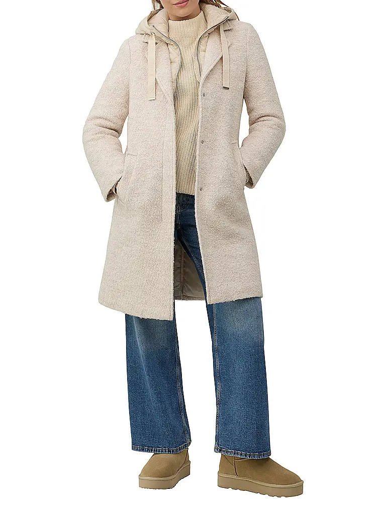 S.OLIVER | Cappotto di lana | Beige
