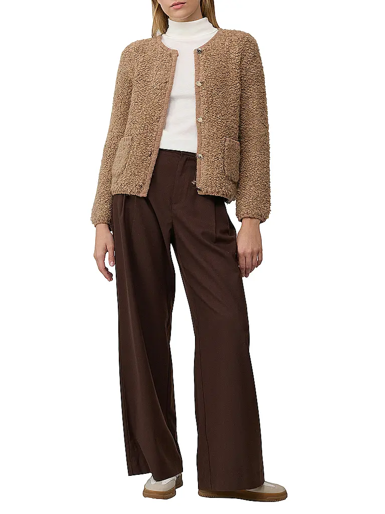 S.OLIVER | Cardigan | Marrone chiaro