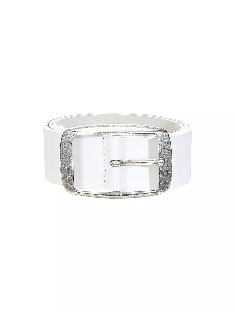 S.OLIVER | Cintura in pelle | Bianco
