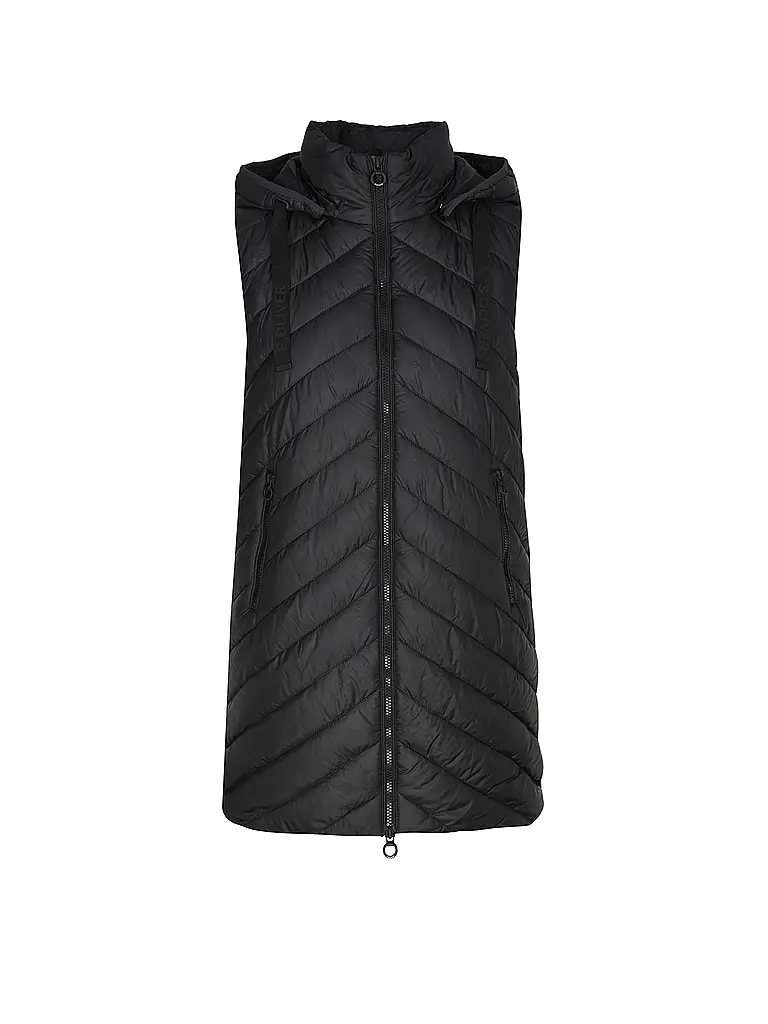 S.OLIVER | Gilet trapuntato | Nero