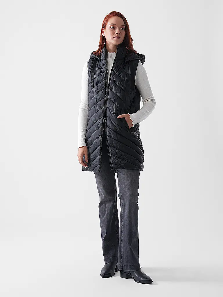 S.OLIVER | Gilet trapuntato | Nero