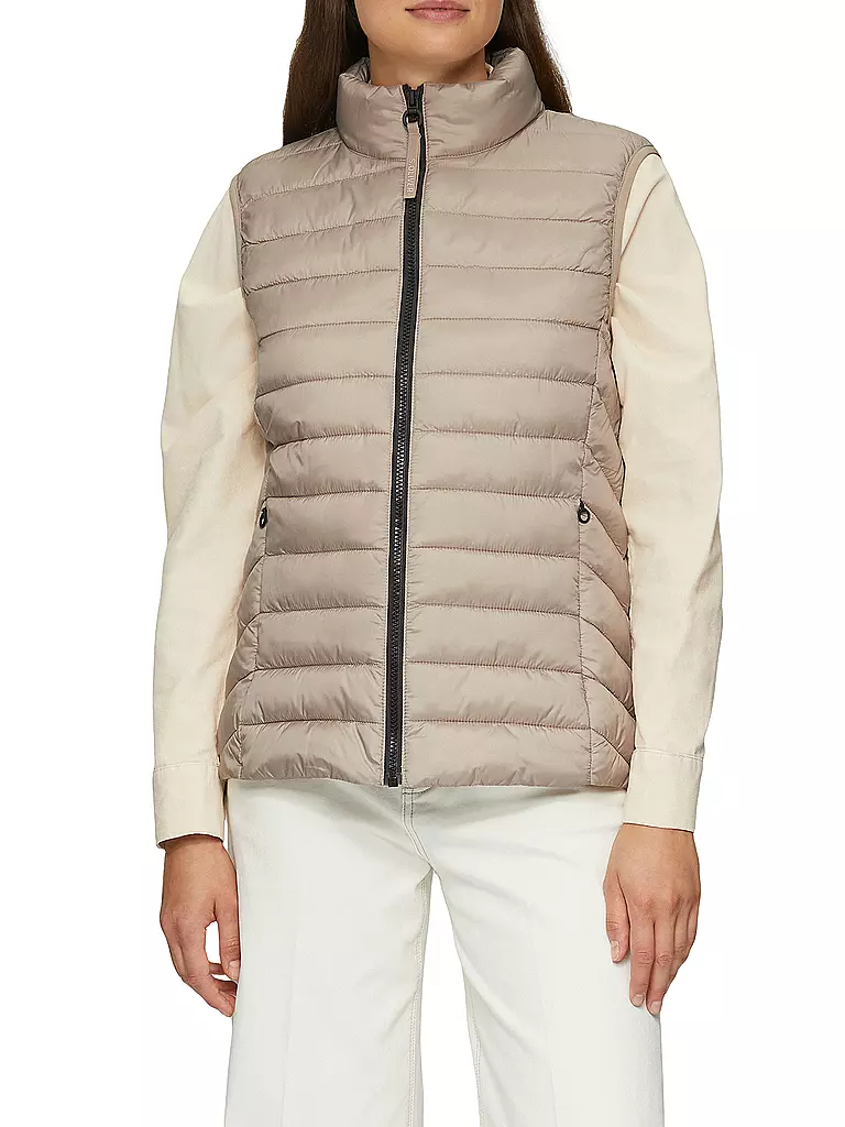 S.OLIVER | Gilet trapuntato | Crema