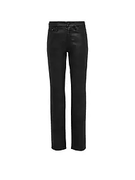 S.OLIVER | Hose in Lederoptik Slim Fit | Nero