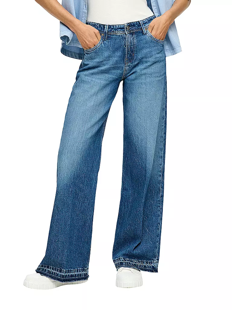 S.OLIVER | Jeans a gamba larga | Blu