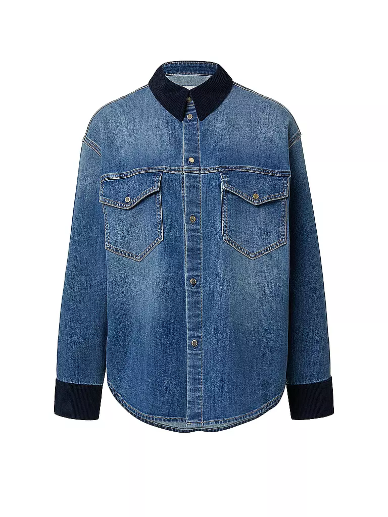 S.OLIVER | Jeansbluse | Blu