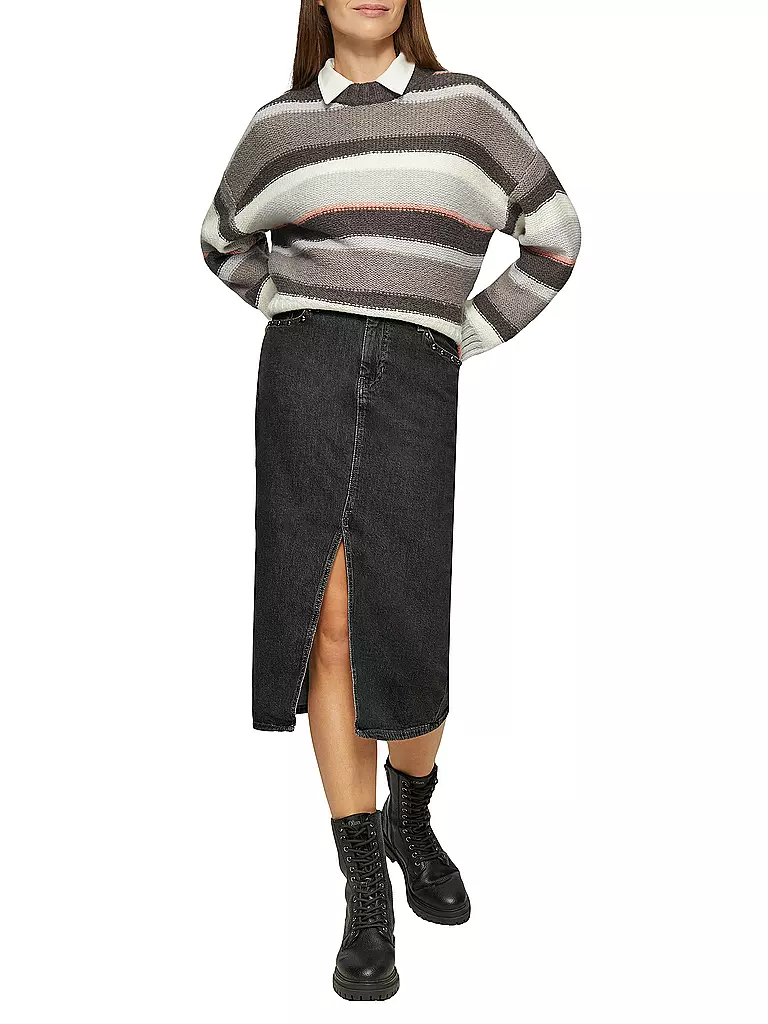 S.OLIVER | Jeansrock  | Nero