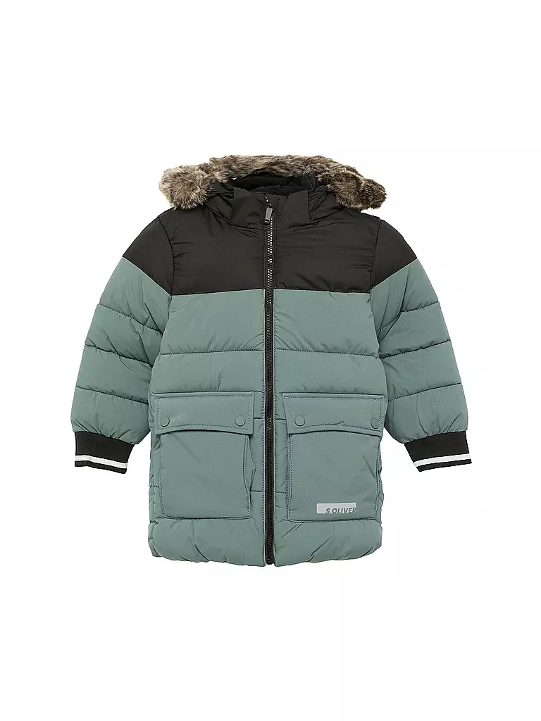S.OLIVER | Jungen Steppmantel | Grigio