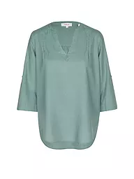S.OLIVER | Leinenbluse | Petrolio