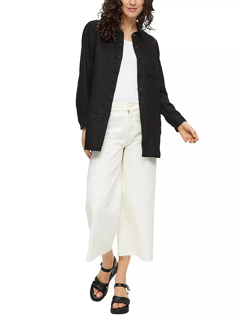 S.OLIVER | Leinenbluse | Nero