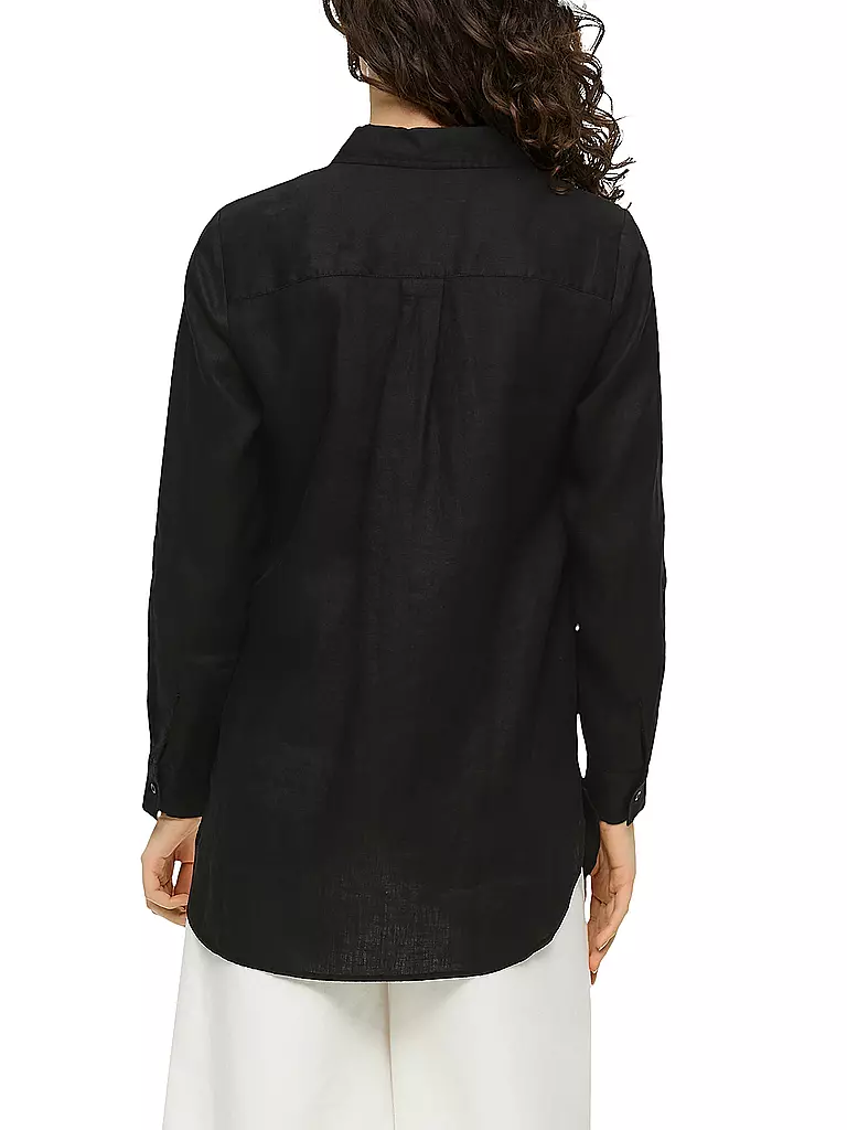 S.OLIVER | Leinenbluse | Nero
